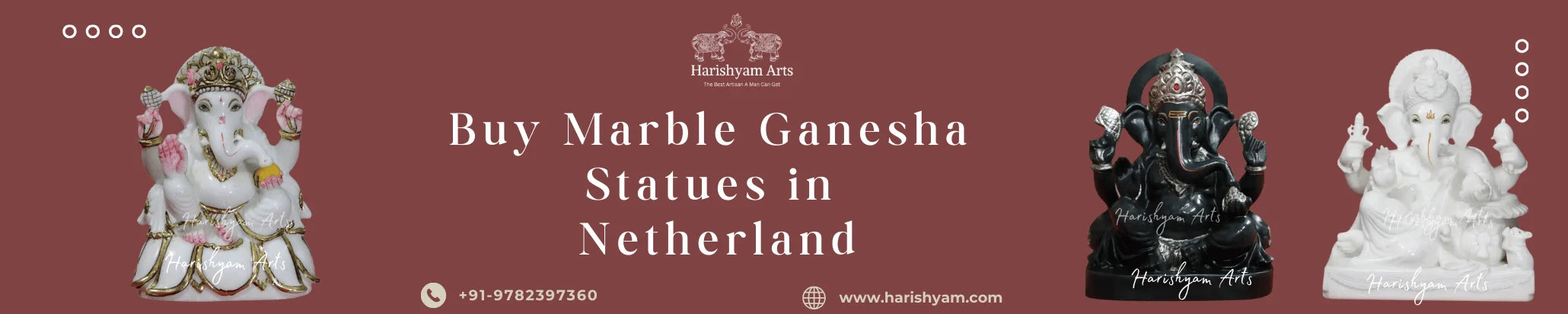 Buy Marble Ganesha Statues in Netherland