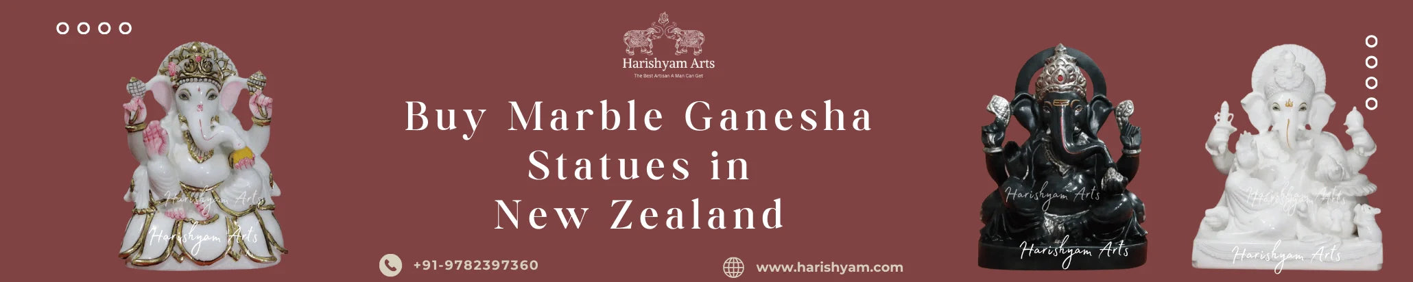 Buy Marble Ganesha Statues in New Zealand