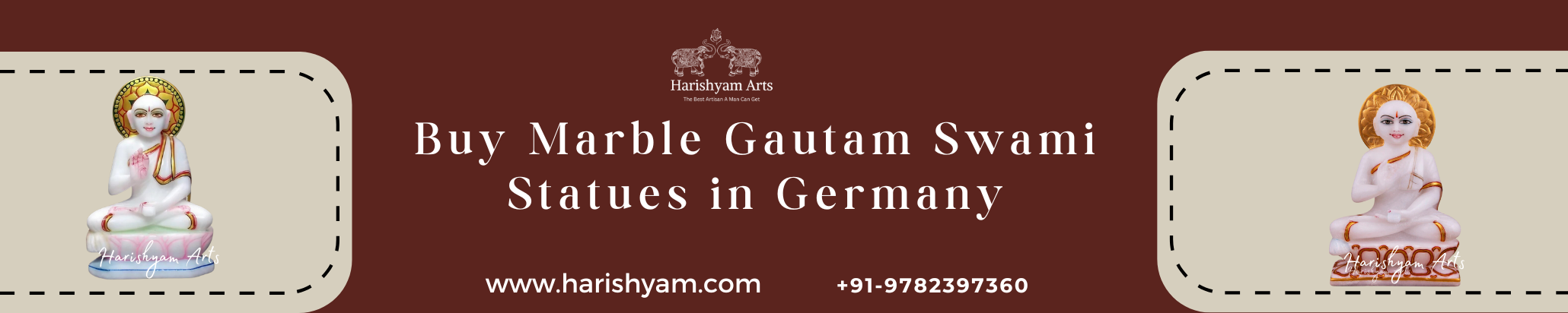 Buy Marble Gautam Swami Statues in UAE