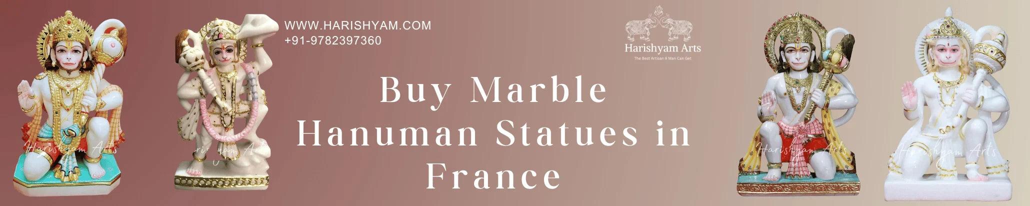 Buy Marble Hanuman Statues in France
