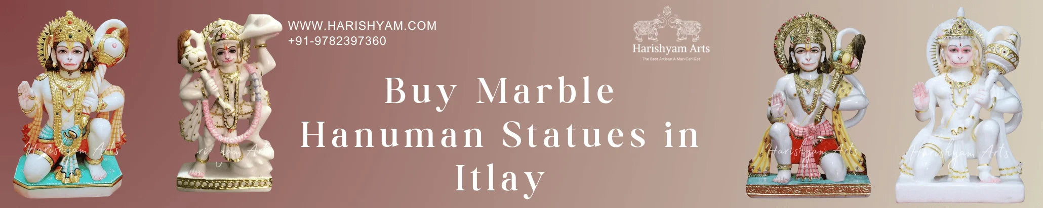 Buy Marble Hanuman Statues in Itlay
