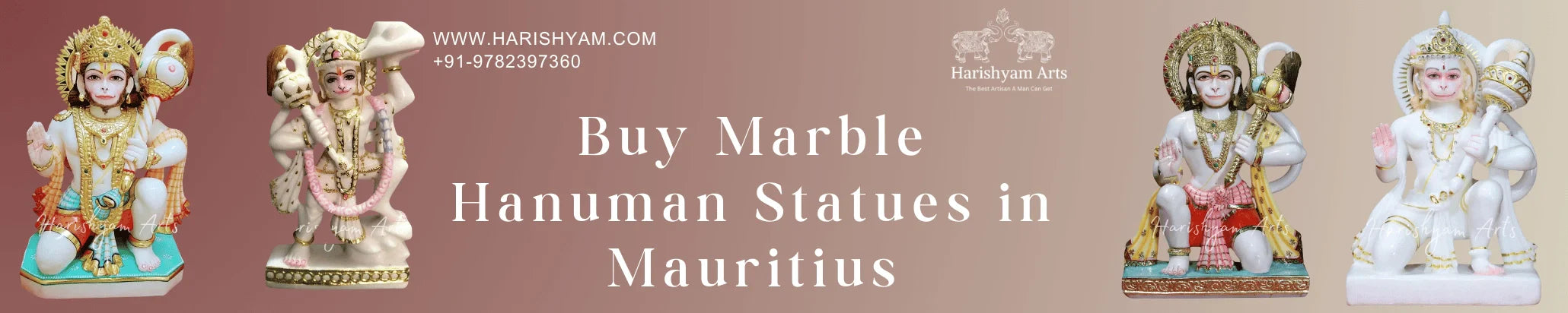 Buy Marble Hanuman Statues in Mauritius