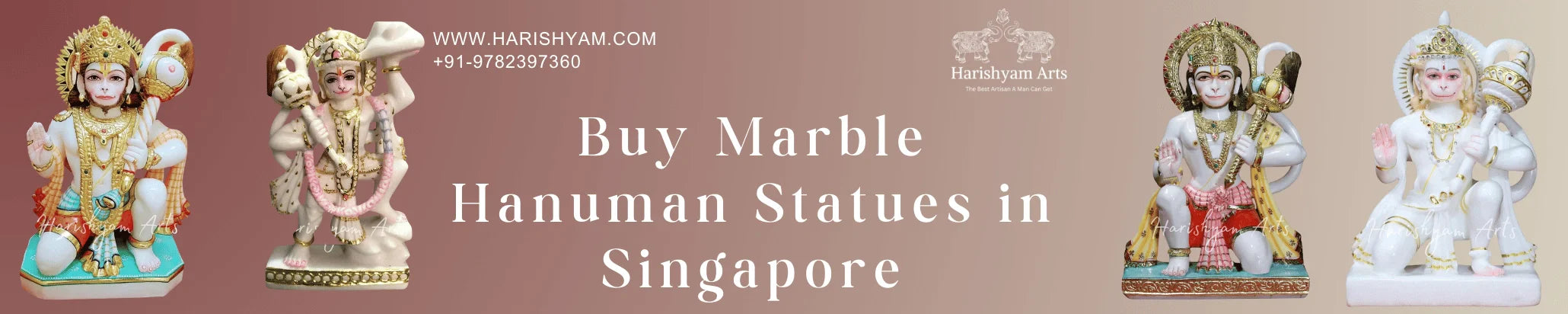 Buy Marble Hanuman Statues in Singapore