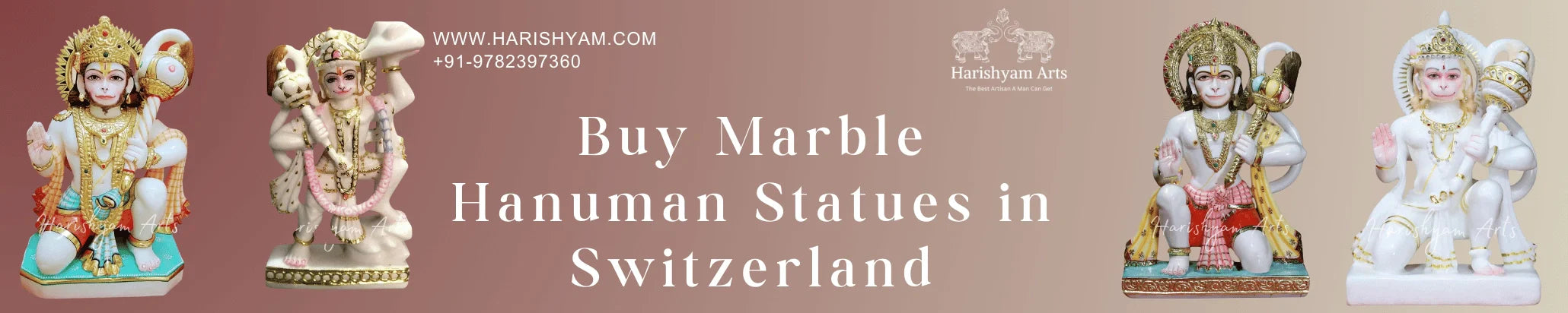 Buy Marble Hanuman Statues in Switzerland