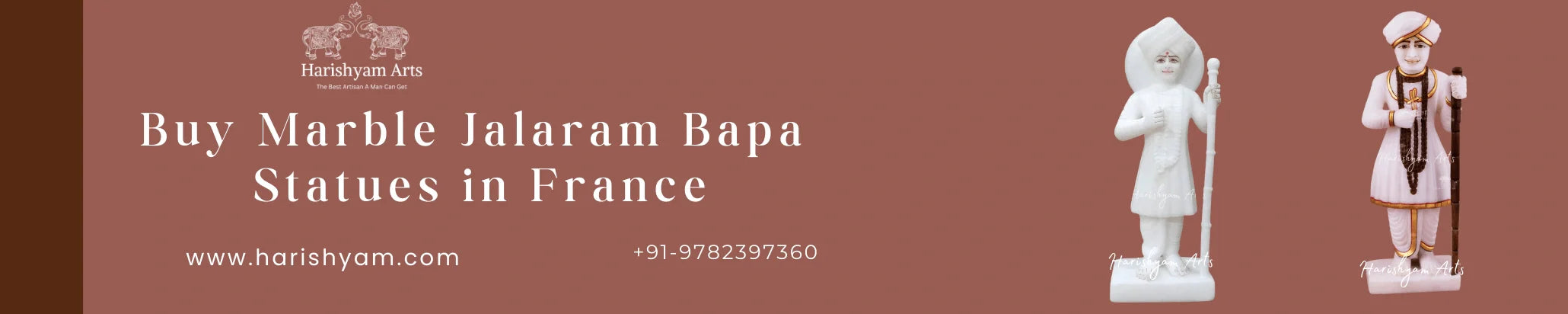 Buy Marble Jalaram Bapa Statues in France