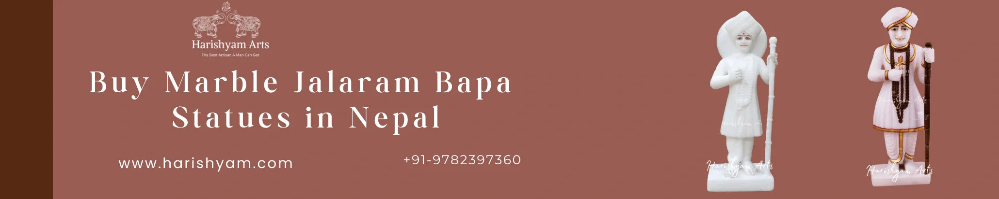 Buy Marble Jalaram Bapa Statues in Indonesia