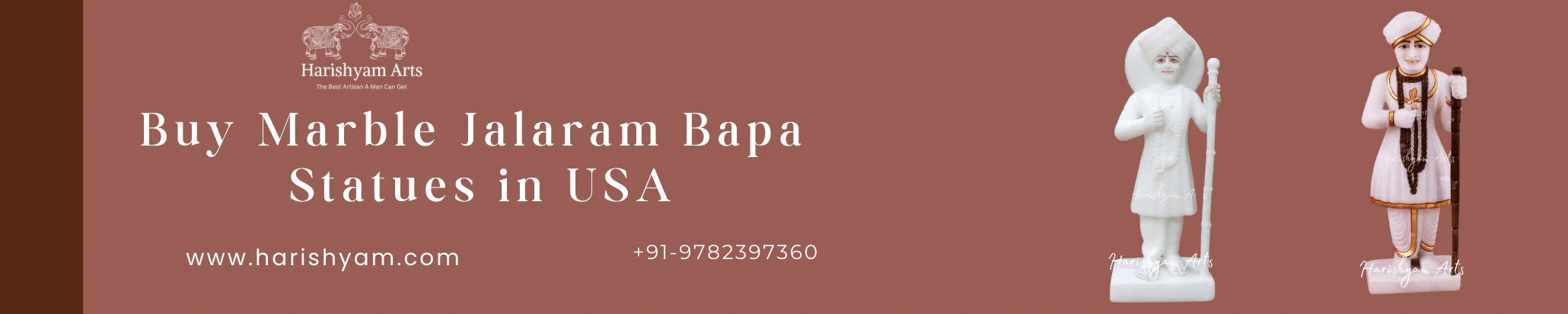 Buy Marble Jalaram Bapa Statues in USA