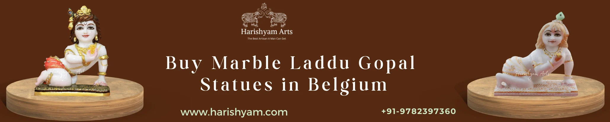 Buy Marble Laddu Gopal Statues in Belgium