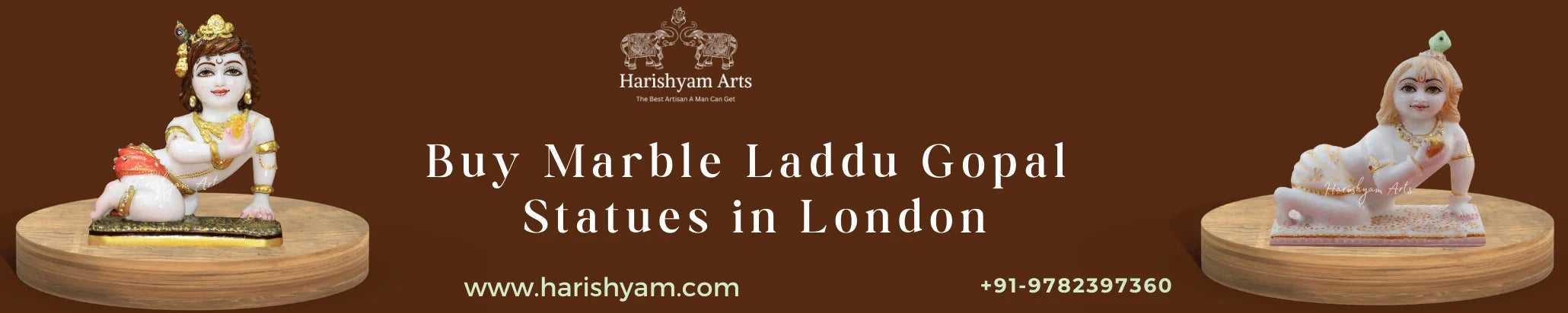 Buy Marble Laddu Gopal Statues in London