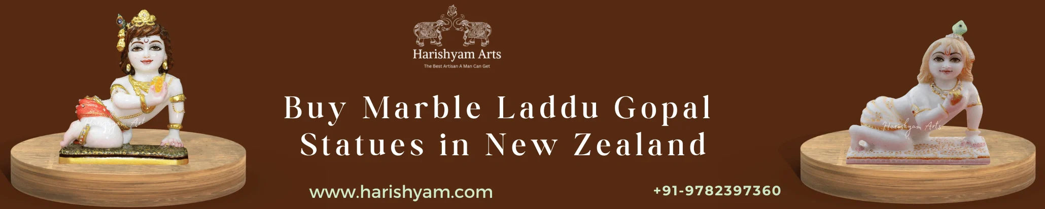 Buy Marble Laddu Gopal Statues in New Zealand