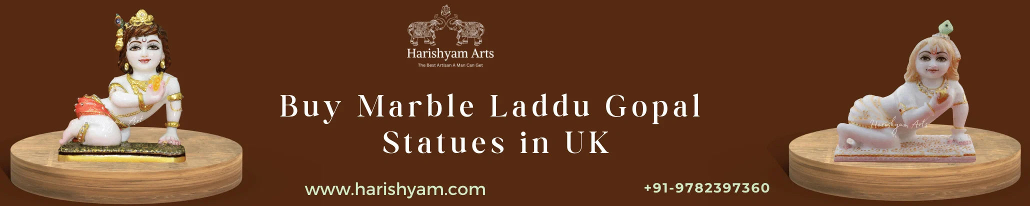 Buy Marble Laddu Gopal Statues in UK