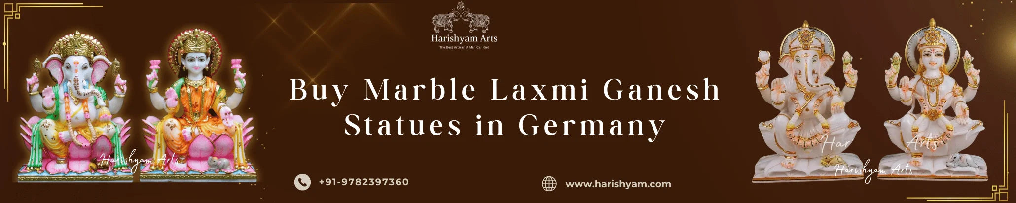 Buy Marble Laxmi Ganesh Statues in Germany