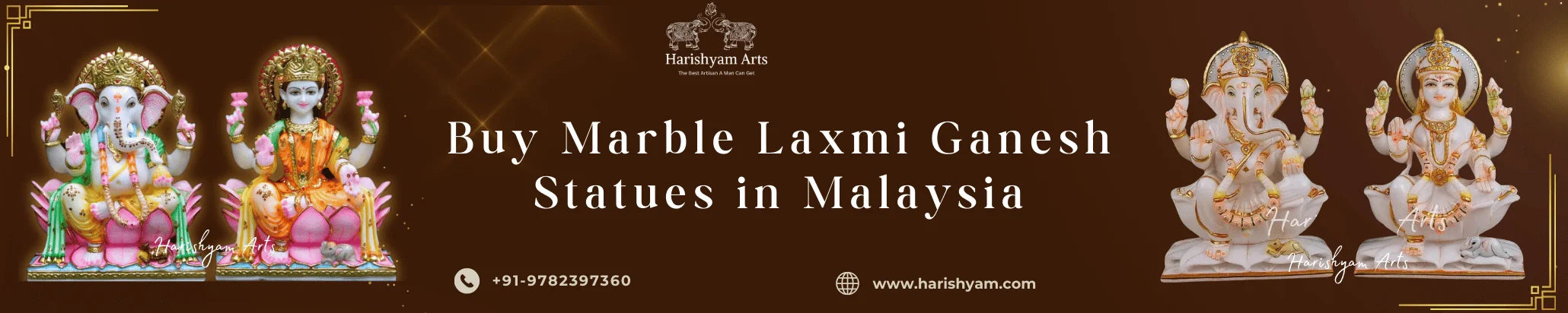 Buy Marble Laxmi Ganesh Statues in Malaysia