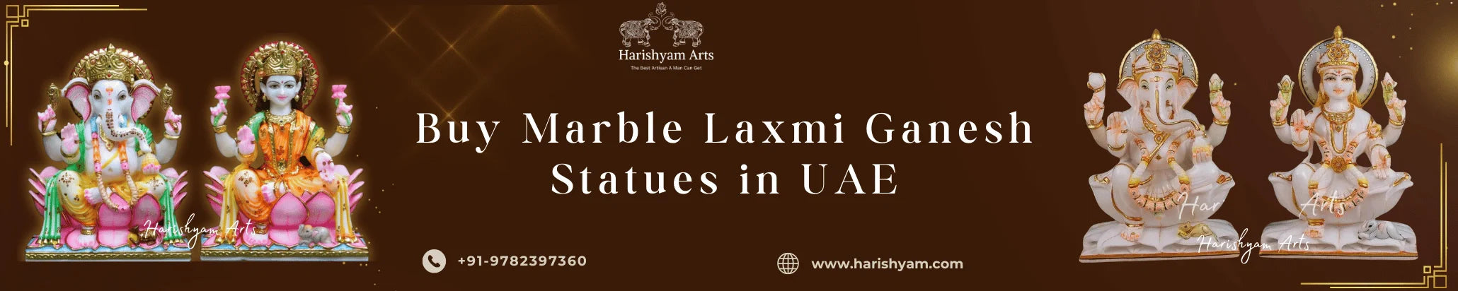 Buy Marble Laxmi Ganesh Statues in UAE