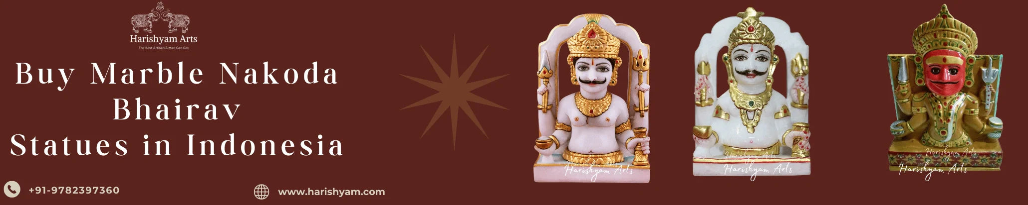 Buy Marble Nakoda Bhairav Statues in Indonesia