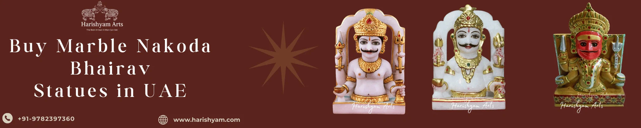 Buy Marble Nakoda Bhairav Statues in UAE