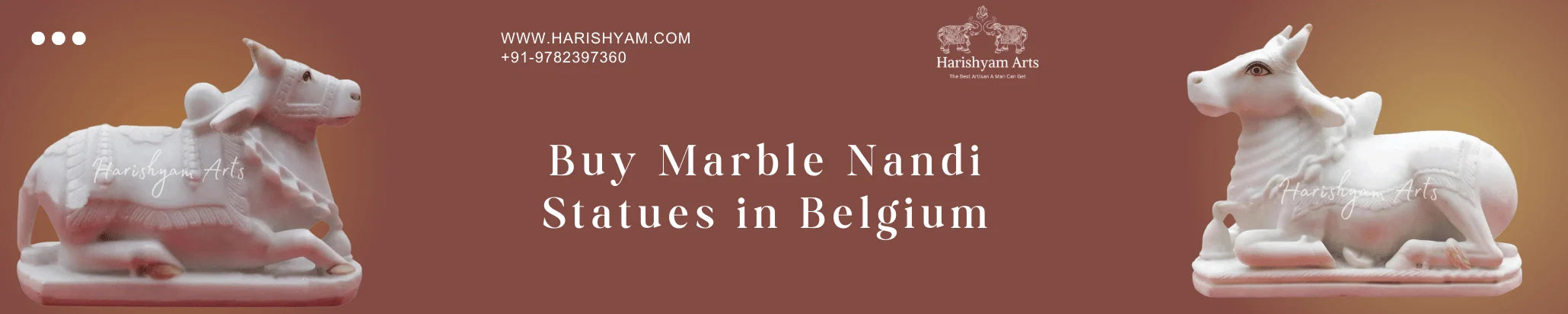 Buy Marble Nandi Statues in Belgium