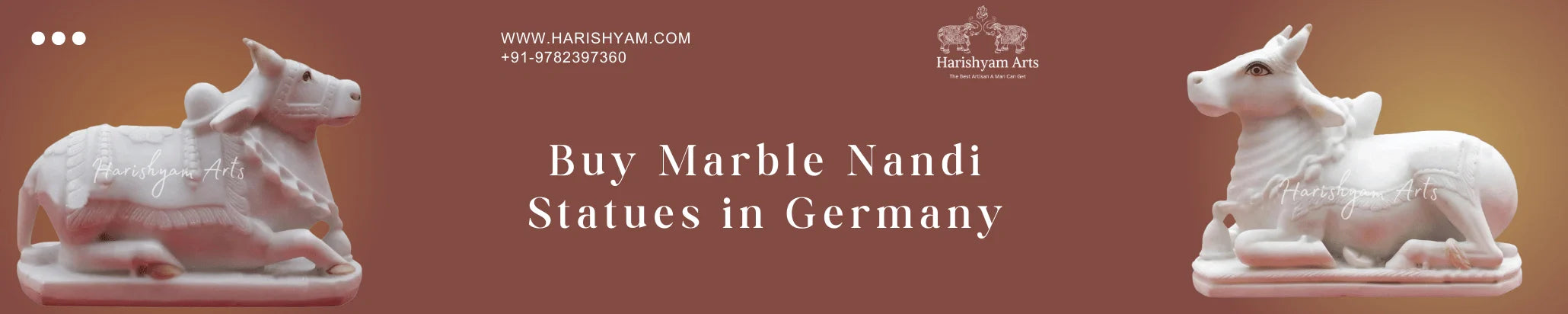 Buy Marble Nandi Statues in Germany