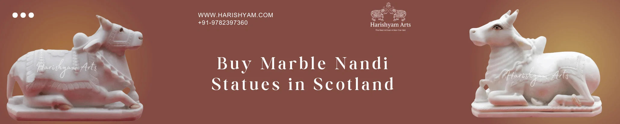Buy Marble Nandi Statues in Scotland