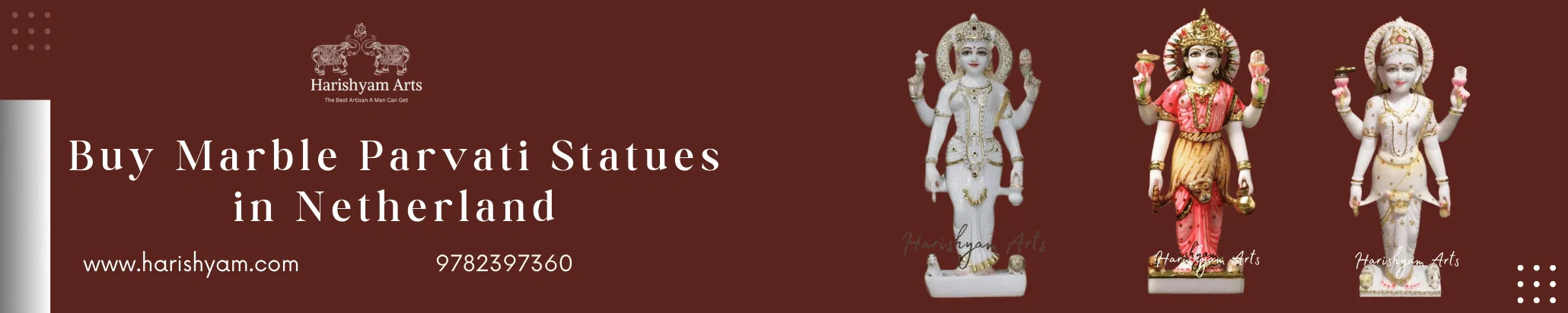 Buy Marble Parvati Statues in Netherland