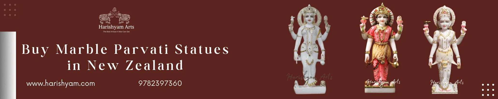 Buy Marble Parvati Statues in New Zealand