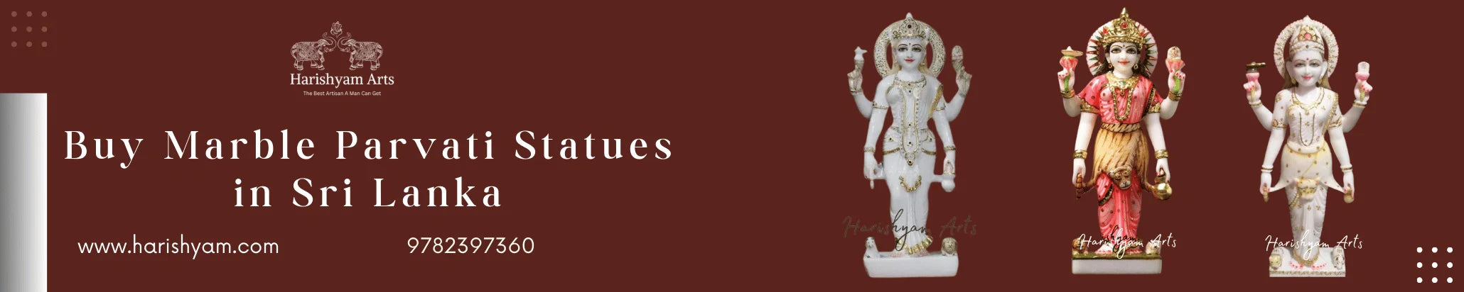 Buy Marble Parvati Statues in Sri Lanka