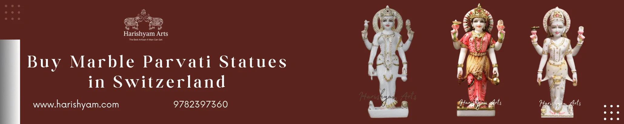 Buy Marble Parvati Statues in Switzerland