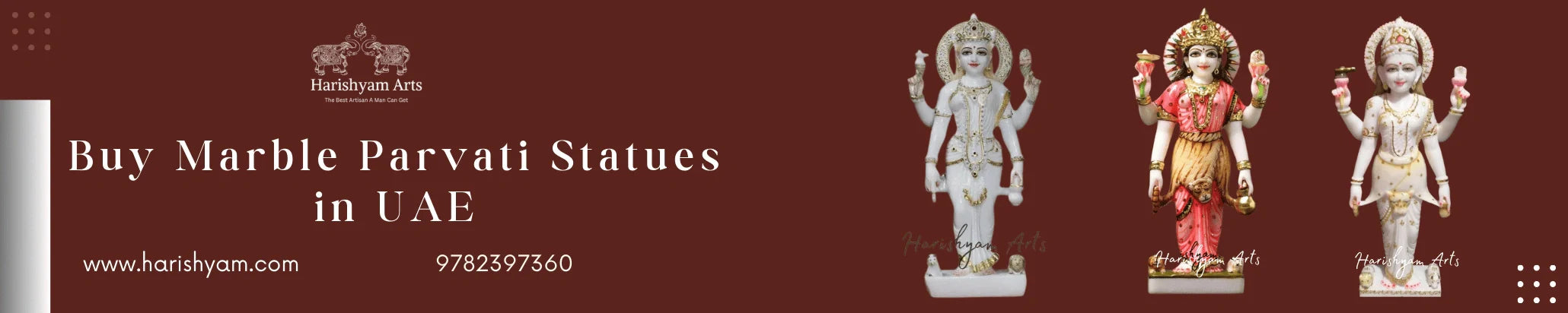 Buy Marble Parvati Statues in UAE