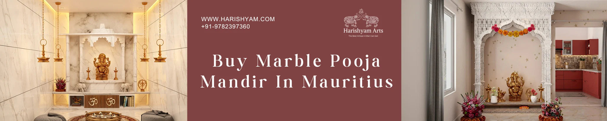 Buy Marble Pooja Mandir In Mauritius