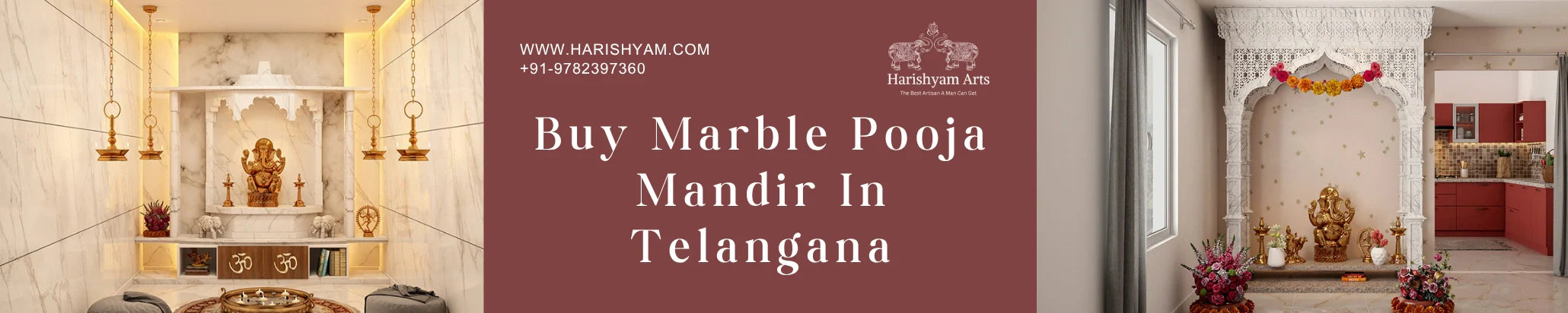 Buy Marble Pooja Mandir In Telangana
