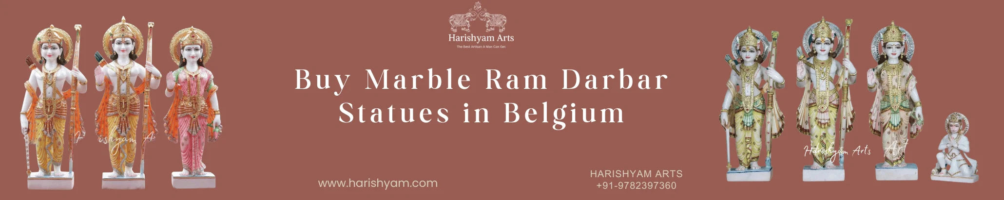 Buy Marble Ram Darbar Statues in Belgium
