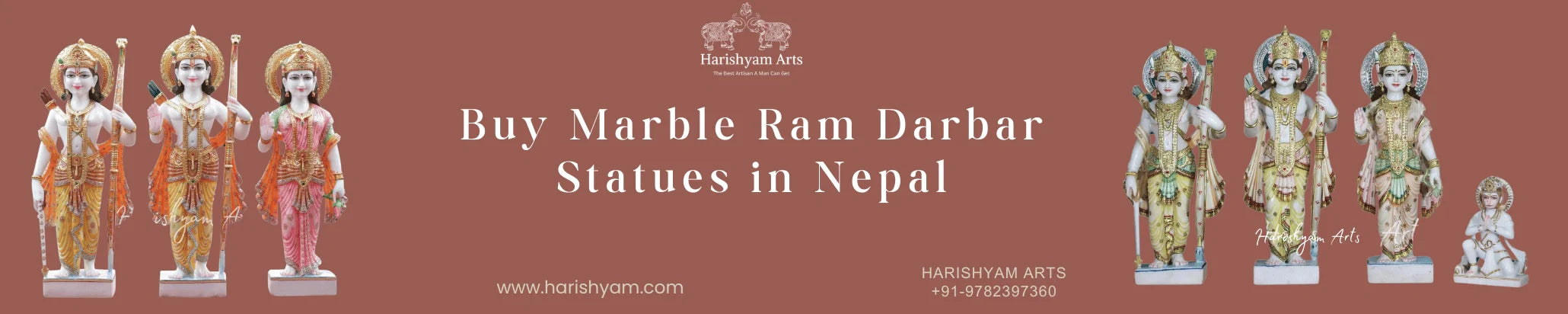 Buy Marble Ram Darbar Statues in Nepal
