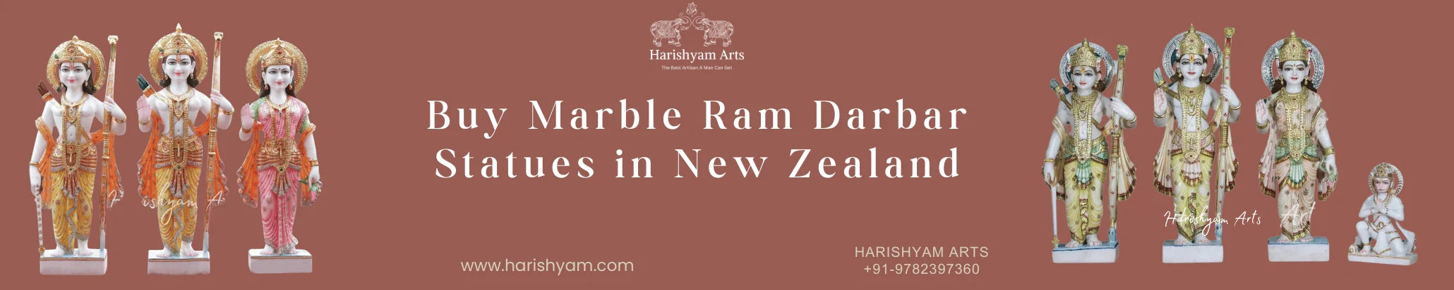 Buy Marble Ram Darbar Statues in New Zealand