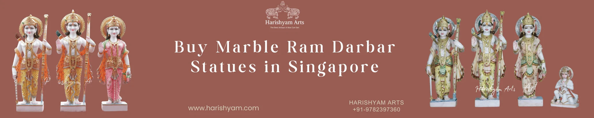 Buy Marble Ram Darbar Statues in Singapore