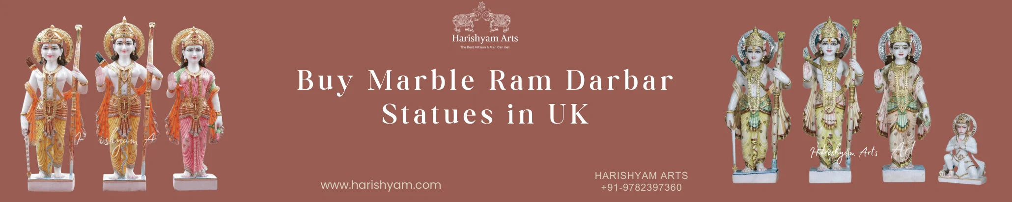 Buy Marble Ram Darbar Statues in UK