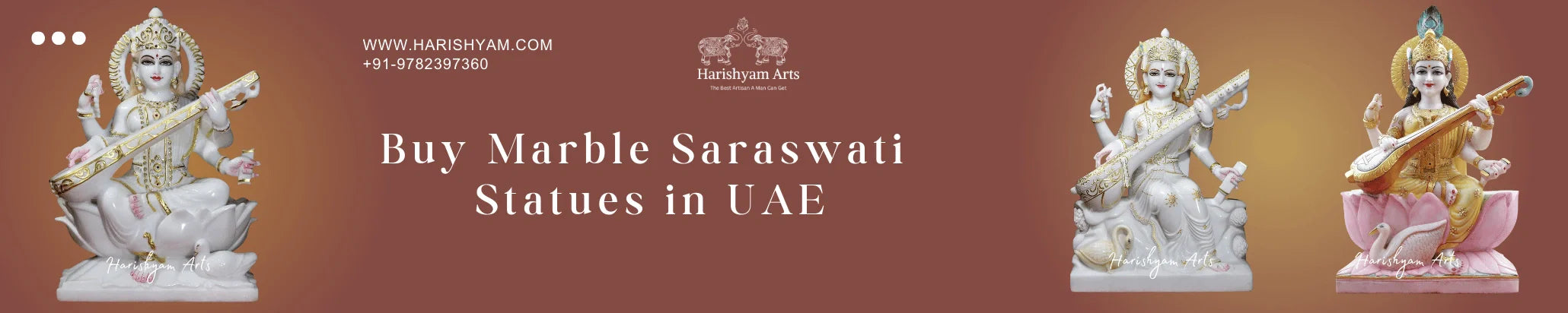 Buy Marble Saraswati Statues in UAE