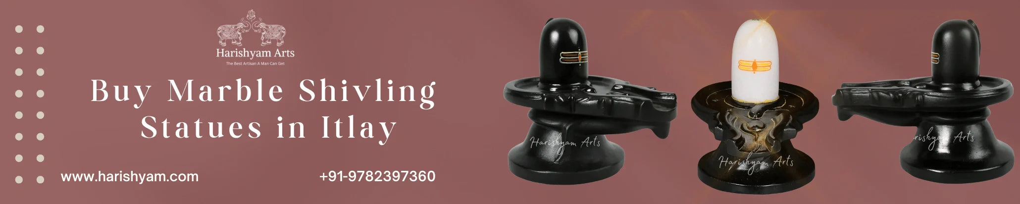 Buy Marble Shivling Statues in Itlay