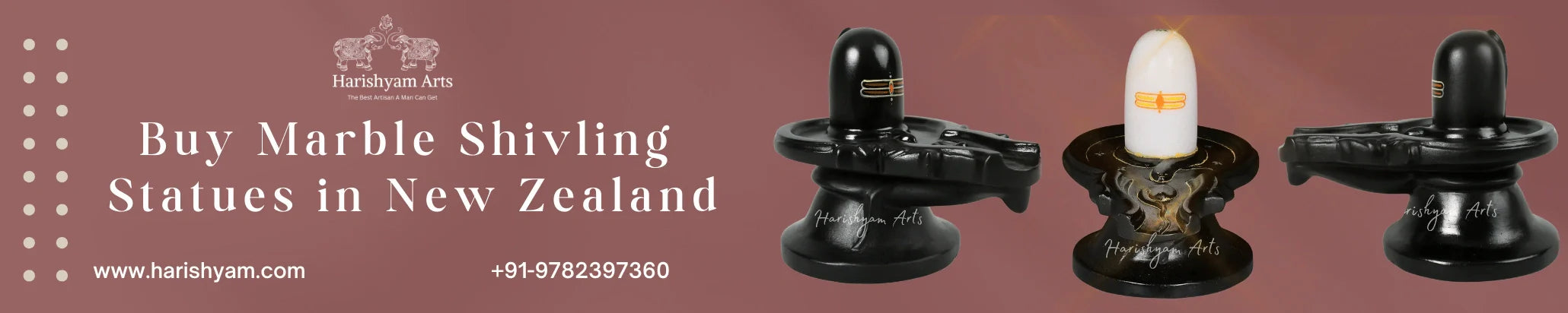 Buy Marble Shivling Statues in New Zealand