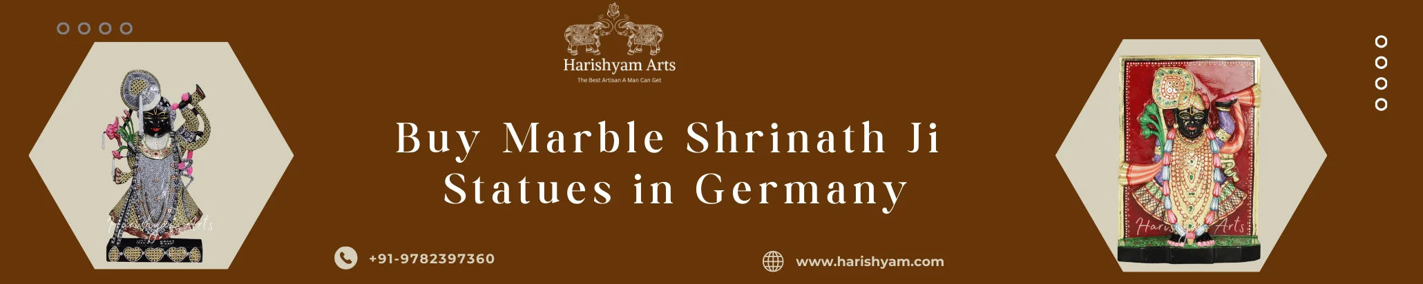 Buy Marble  Shrinath Ji Statues in Germany