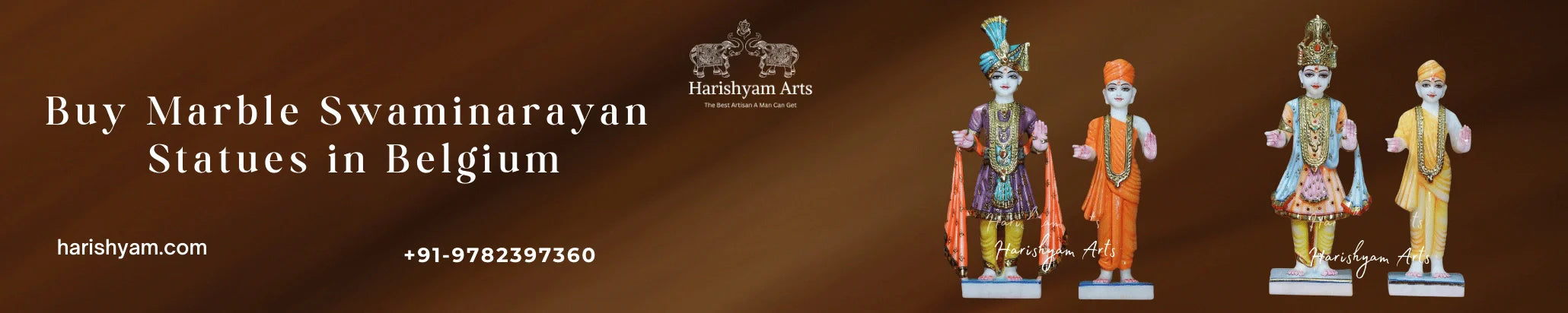 Buy Marble Swaminarayan Statues in Belgium