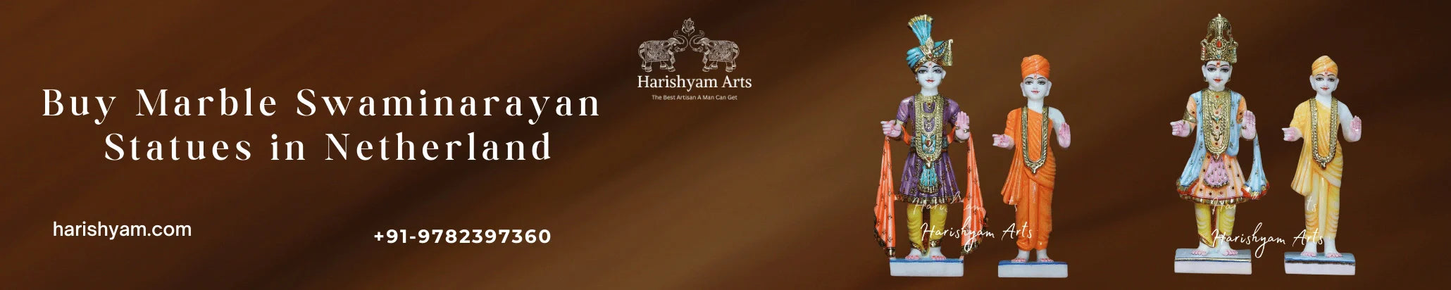 Buy Marble Swaminarayan Statues in Netherland