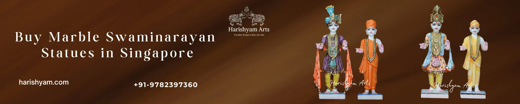Buy Marble Swaminarayan Statues in Singapore