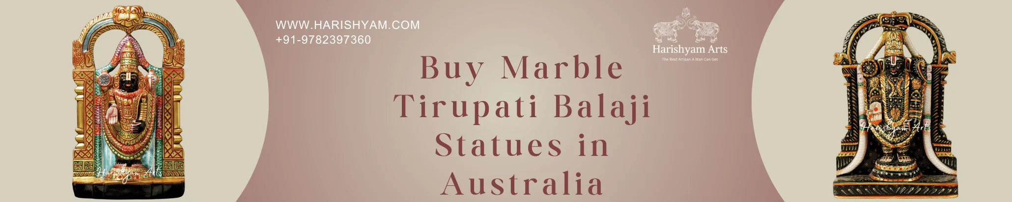 Buy Marble Tirupati Balaji Statues in Australia