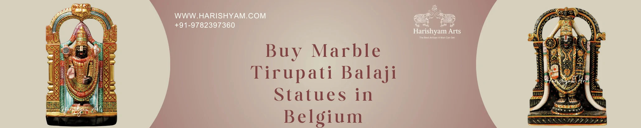 Buy Marble Tirupati Balaji Statues in Belgium