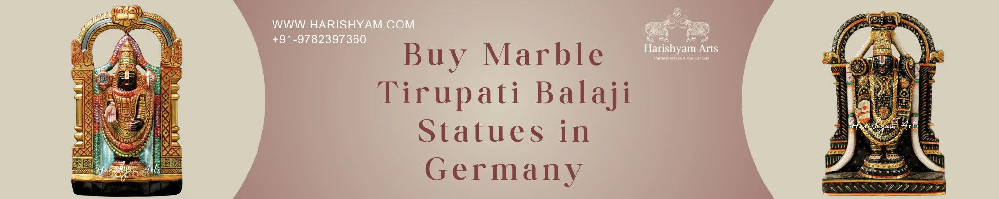 Buy Marble Tirupati Balaji Statues in Germany