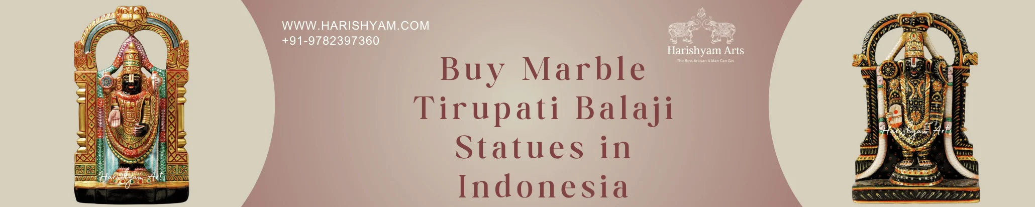 Buy Marble Tirupati Balaji Statues in Indonesia