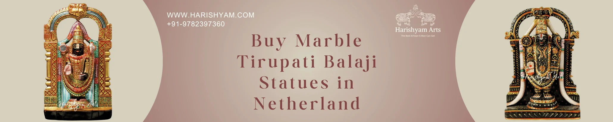 Buy Marble Tirupati Balaji Statues in Netherland