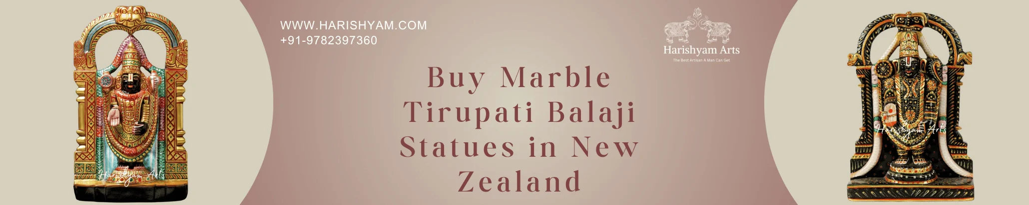 Buy Marble Tirupati Balaji Statues in New Zealand