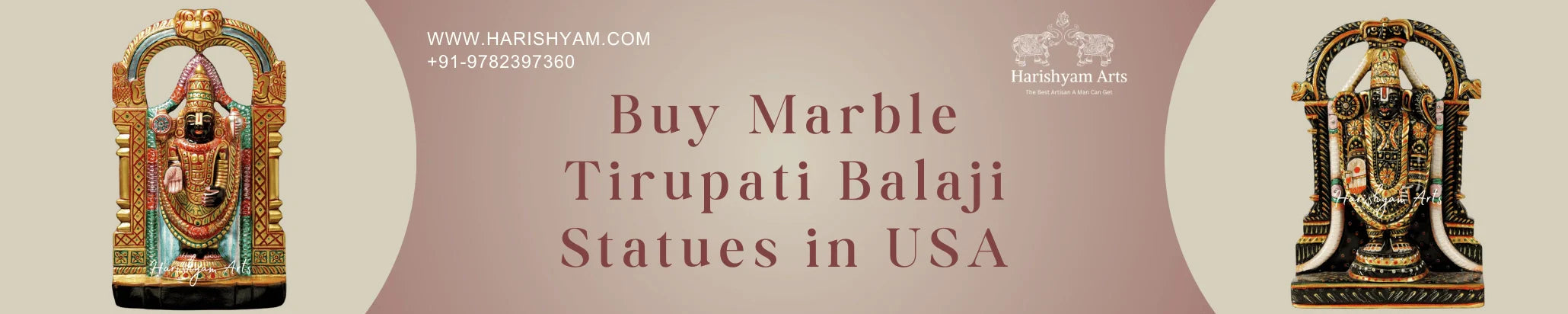 Buy Marble Tirupati Balaji Statues in USA