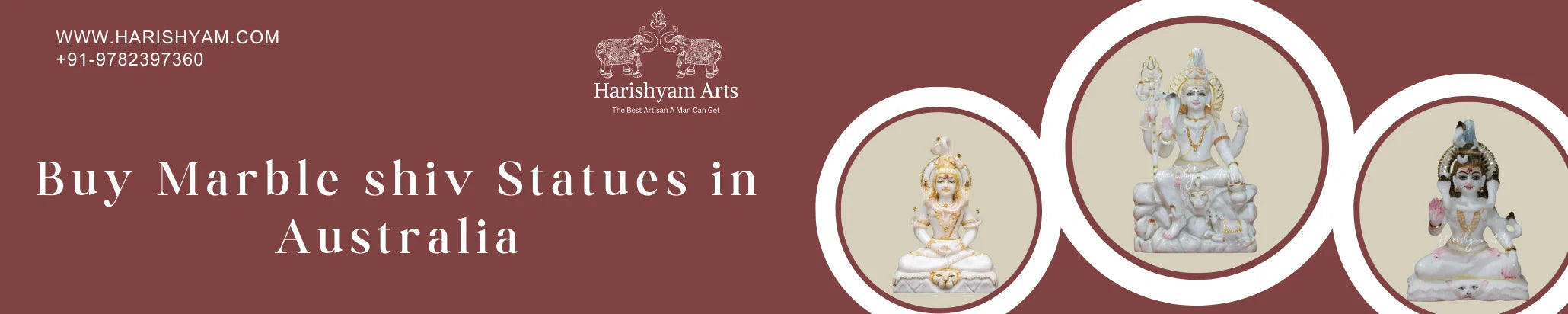 Buy Shiva Marble Statues in Australia